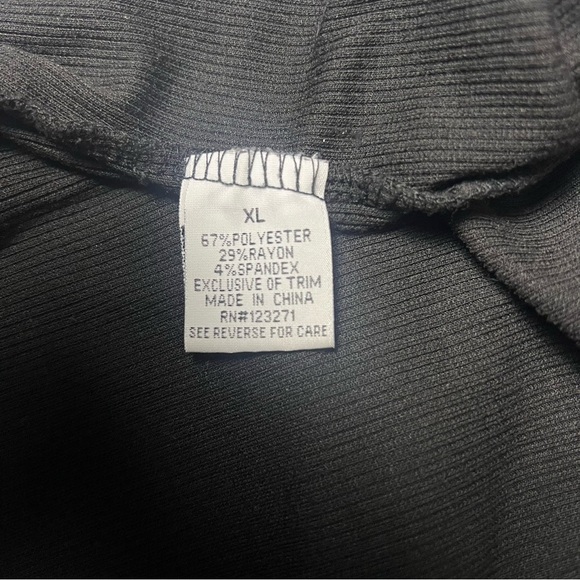 Y2K Orange Kiss Silver Rhinestone Cross Black Tee Grunge - Picture 6 of 6